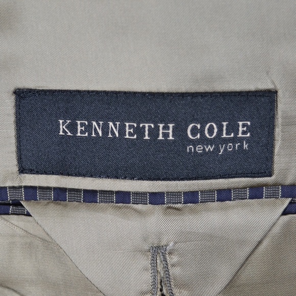 Kenneth Cole 43L Sport Coat Blazer Suit Jacket Bro - Picture 8 of 8